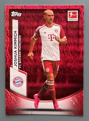 2023-24 Topps Bundesliga Jade #85 Joshua Kimmich 5/5 Ruby