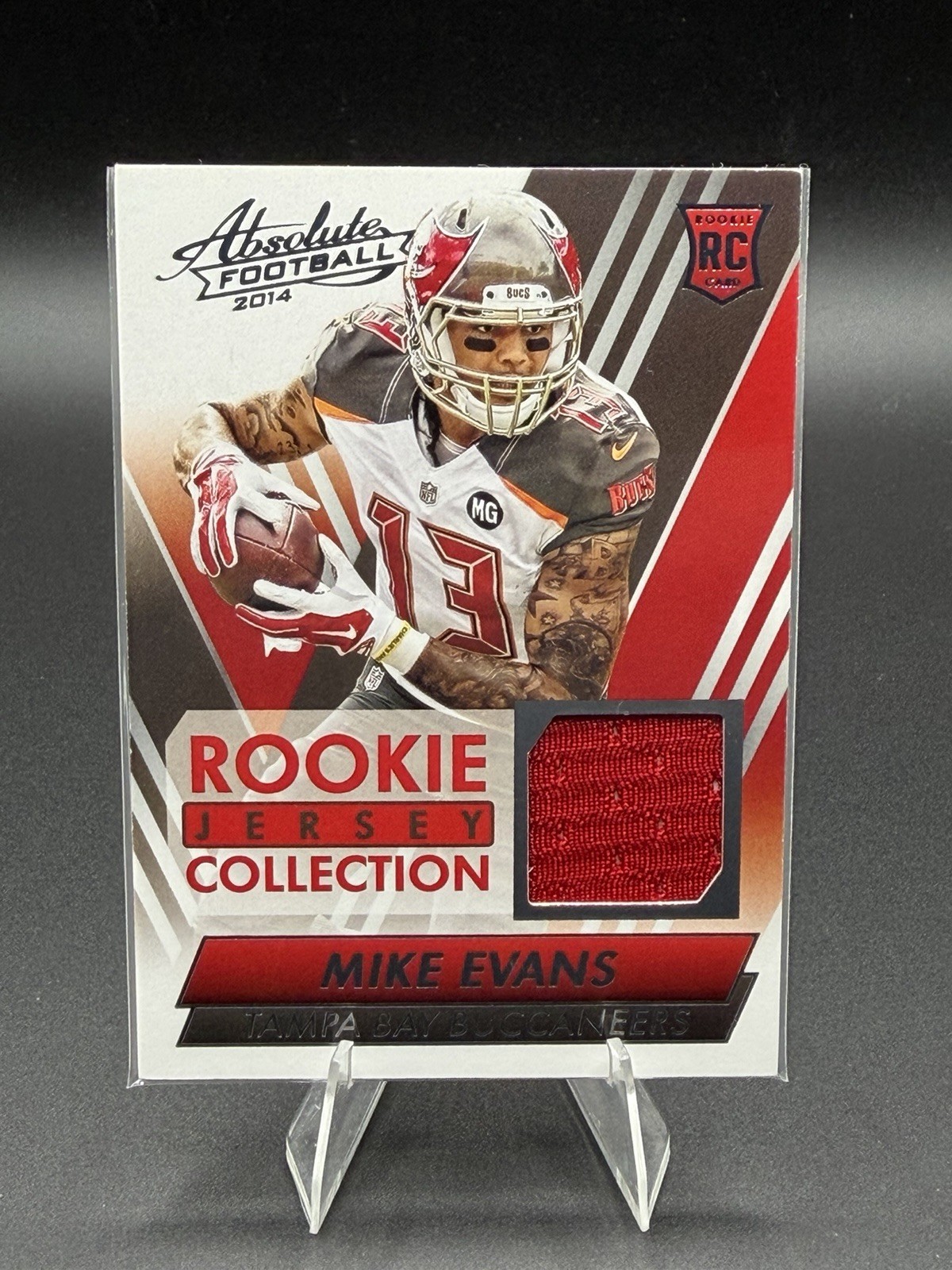 Mike Evans Panini Absolute Rookie Jersey Quads #ME Jumbo Patch