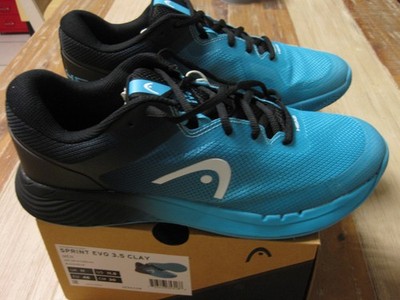 Head Sprint EVO 3.5 Clay - black/blue - EU 46 - NEU 273395 - BREITERE PASSFORM