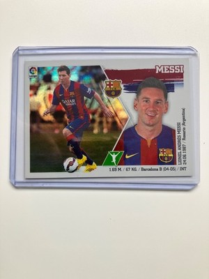 Lionel Messi Panini Sticker #17 15/16 Cromo Liga Este BBVA Barcelona No Rookie