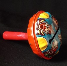 Vtg Metal Noisemaker Tin Toy USA Parties, Holidays, New Years WORKS  M. KS