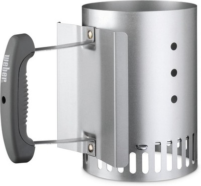 Weber Rapidfire Compact Chimney Starter   Charcoal Grill Accessory That Lights..