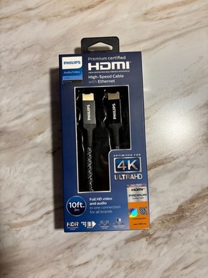 Philips HDMI High Speed Cable with Ethernet - Premium Certified