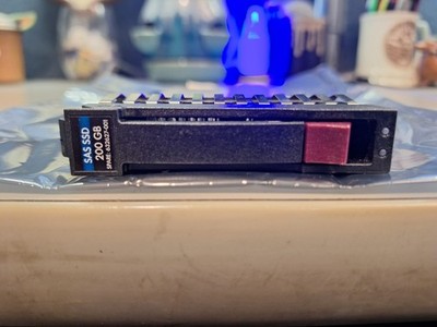 HPE 200GB 2.5 SAS 6G SLC SFF SSD 632627-001  632492-B21