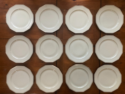L. Bernardaud & Co. Limoges Vintage 10” Dinner Plate Set Of 12