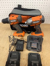RIDGID 18V 2-Tool Combo Kit Drill/Driver, Impact Driver, (2)2.0 Ah Batteries