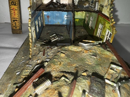 Faller H0 130466 DEMOLIZIONE/ROVINE DIORAMA WW2 scene di guerra RARO. �� - Foto 2 di 9