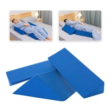 Positioning Wedge Pillow for Side Sleeping (3 in 1), 40 Degree Triangle Bed W...