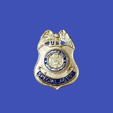 U.S. DOS United States Department Of State Special Agent Badge Shaped Pin
