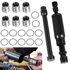 C7 Injector Sleeve Cup Removal Installation Tool with Parts Kit Compatible wi...