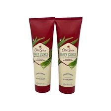 Old Spice Wavy Curly with Aloe & Avocado Oil Conditioner 8 fl oz - 2 Pack!!