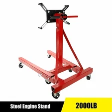 2000 LB Engine Stand Folding Motor Hoist Rebuild Dolly Mover Auto Repair Jack