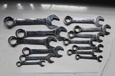 Mac Tools Sae Metric Stubby Combination Wrench Lot 13pcs Usa