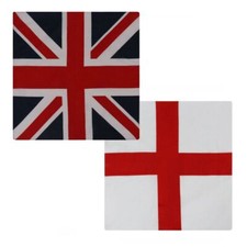 Bandana Bandanna England Union Jack Head Scarf Flag Adults Mens Womens One Size