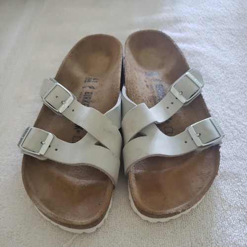 NEW Birkenstock Yao Balance 1016097 sz 41 Mineral (grey) Nubuck sandals