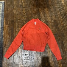 Lacoste Live Jacket c XXSmall Red Full Zip Track Sweater Unisex