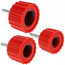 3pcs/Set Copper Pipe Cleaner Set for Drill, Tube Cleaning polishing Brush