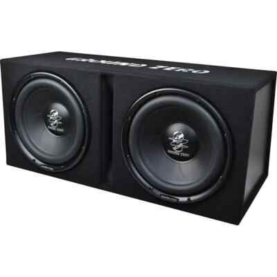 Ground Zero GZIB 2.30BR 2x 30cm Bassreflex Subwoofer 2x 2 Ohm 700 Watt RMS