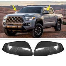 For Toyota Tacoma 2016-2023 Carbon Fiber Side Mirrors Rearview Trim Cover