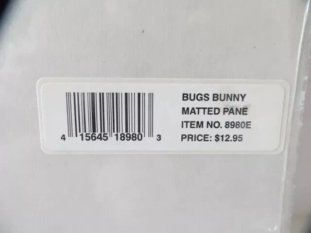 Matted Loony Tunes Bugs Bunny $.32 Stamp Sheet/free shipping USA - Image 2 of 2