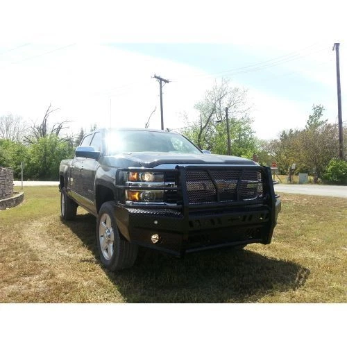 Parachoques delantero original Frontier Truck Gear 300-21-5005 para Silverado HD 2015-2019 Foto 2 de 3