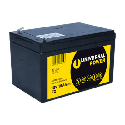 Universal Power AGM UPS12-12 F2 12V 12Ah AGM Batterie USV Akku wartungsfrei Ansc