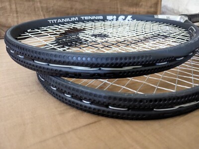 Lot of 2 Used Head Titanium S6 Tennis Racquet, Grip Size 4 1