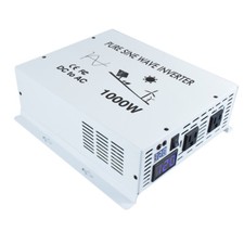 1000W Pure Sine Wave Power Inverter 12VDC to 120VAC Solar Off Grid Car Truck