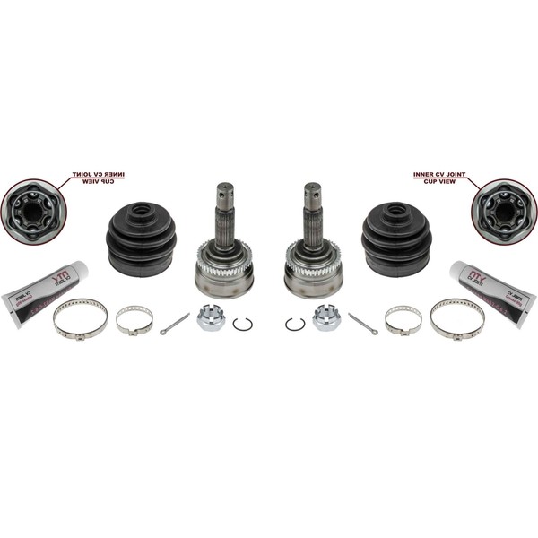2X NTY Gelenksatz Antriebswelle Vorne FüR Hyundai Matrix FC 1.6 Lantra II J-2-image