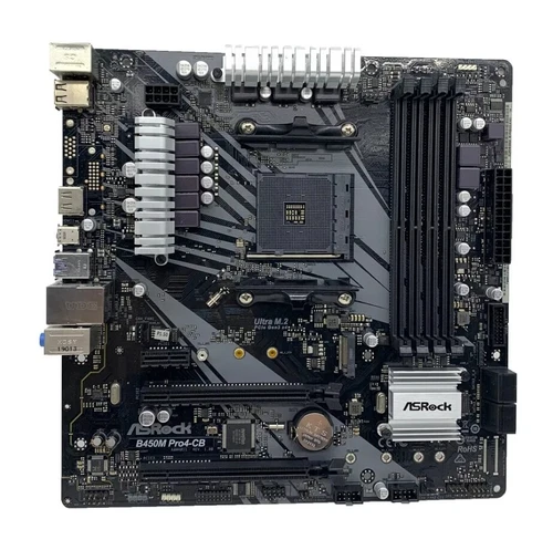 For ASROCK B450M PRO4-CB motherboard B450 AM4 DDR4 128G HDMI M-ATX Tested OK