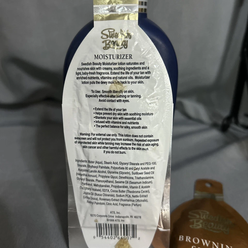 NWOB Swedish Beauty Tantalize Tanning System With Tingle Power And Two Gifts - Imagem 3 de 4