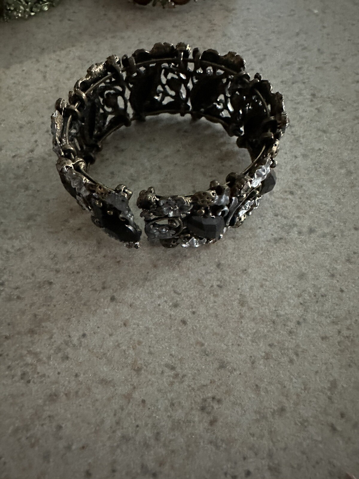 5 Pcs  Gemstone Adjustable Cuff Bangle Bracelets … - image 7