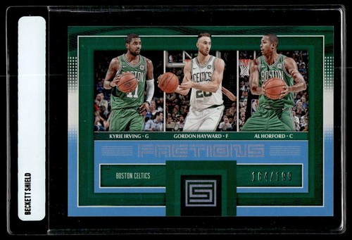Al Horford/Gordon Hayward/Kyrie Irving #6 2017 Panini Status Factions card