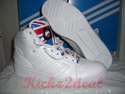 Size 9.5 - adidas Jeremy Scott x Instinct High Union Jack Size 9.5 - adidas Jeremy Scott x Instinct High Union Jack