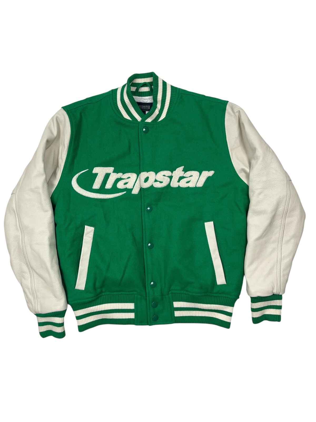 Trapstar Hyperdrive Chenille Varsity Jacket Puffe… - image 1