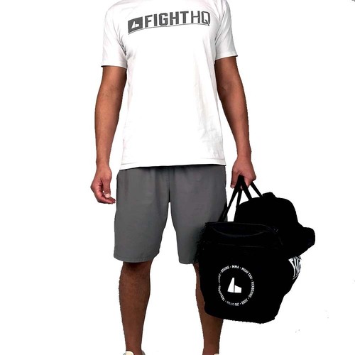 NEW FightHQ Black Gym Training Duffel Gym Bag - Picture 4 of 4