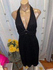 Black DAVID MEISTER Razor back Sexy dress "Little Black Dress" Size 10 Gorgeous