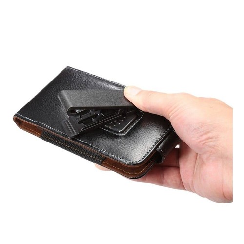 für Huawei Honor 6A Gürteltasche Echtleder Holster Etui mit Gürtelclips Swive... - Bild 6 von 9