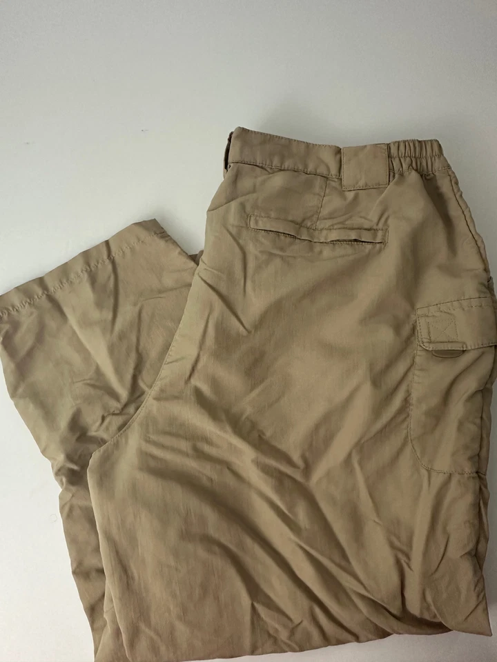 LL BEAN Caqui Nylon Carga Pantalones Cortos Para Mujer XL Foto 2 de 4