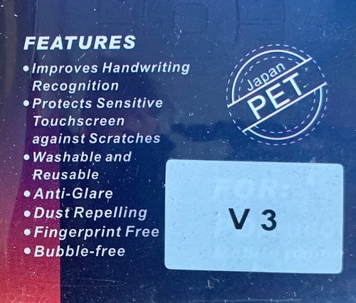 Screen Guard for LCD Screen V 3 Japan Pet - 第 4/5 張圖片