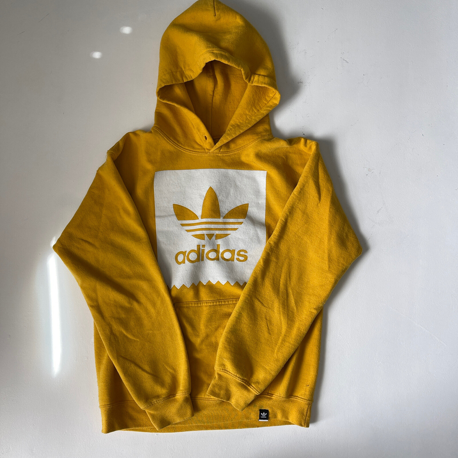 yellow adidas hoodie womens