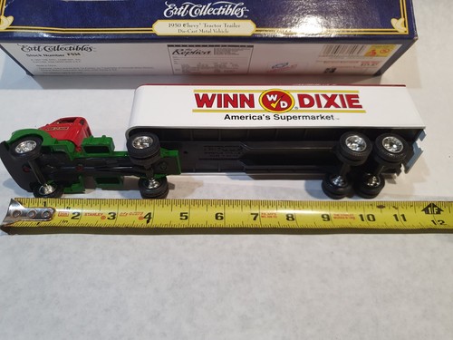 1995 Ertl Collectibles F534, 1950 Chevy COE Tractor Trailer Winn Dixie Grocery - Picture 2 of 11