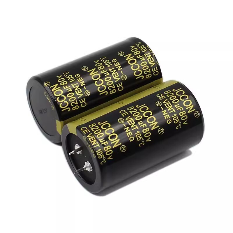 2pcs 8200uf 80v JCCON Audio Amplifier Aluminium Electrolytic Capacitor 35x60mm