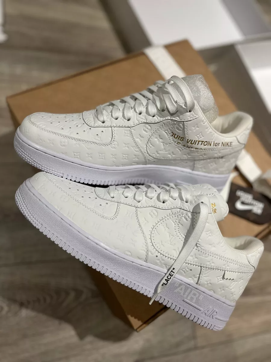 Nike - x Louis Vuitton Air Force 1 Low Sneakers - Unisex - Leather/Rubber/Fabric - 8.5 - White