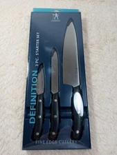 ZWILLING J.A. HENCKELS 3pc Starter Knife Set (17591-003) NOB - READ