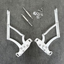 For 1967-1969 Chevy Camaro Pontiac Firebird Aluminum Hood Hinges Kit Polished For 1967-1969 Chevy Camaro Pontiac Firebird Aluminum Hood Hinges Kit Polished