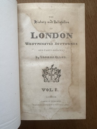 1828 History Of London Thomas Allen - Picture 2 of 17