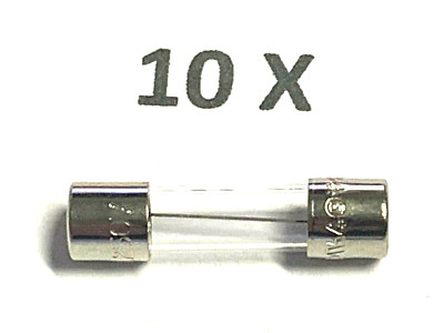 8 A flink. 8A, Sicherung,250V, 5x20 mm,TDS500F8A-R, S500-8-R, Bussmann, 10 Stück