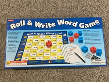 Roll and Write Word Game - Lakeshore 2000 - Complete Except 1 Dry Erase Marker