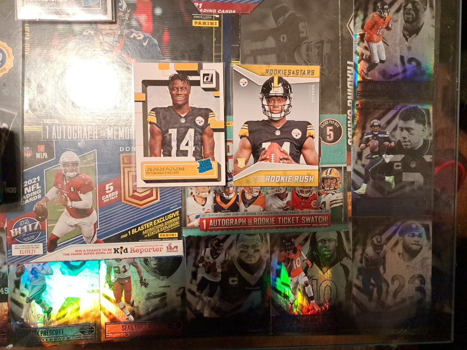 2022 Panini Donruss George Pickens Rated Rookie card #323 Portrait